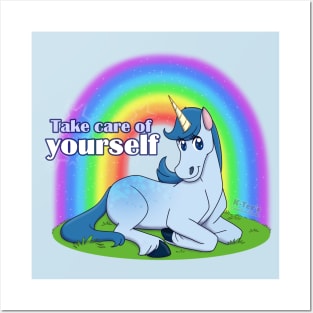 Uni Unicorn - Take Care of Yourself Posters and Art